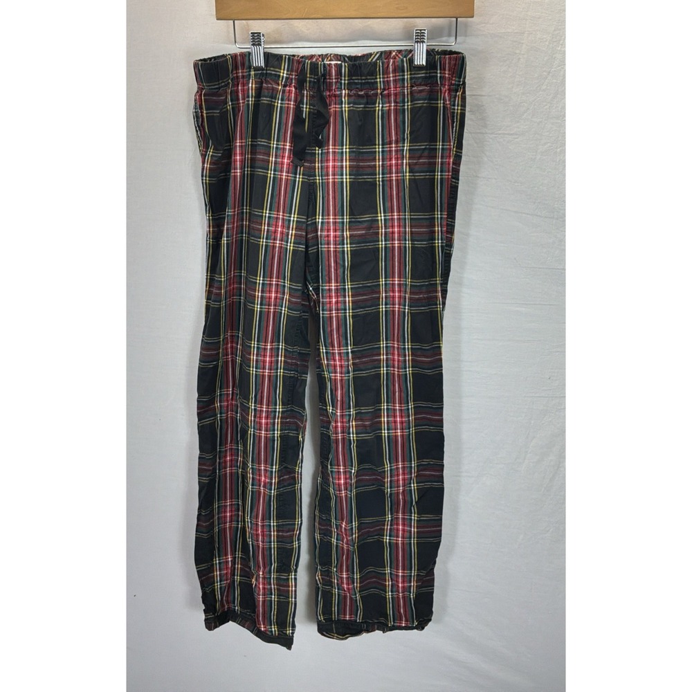 J Crew Womens Sz S Blackwatch Tartan Plaid Pajama Pants Lounge Cotton Light